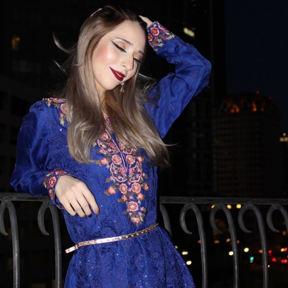 Electric Blue Top 🦋